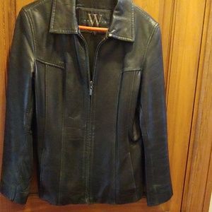 New York lamb leather coat